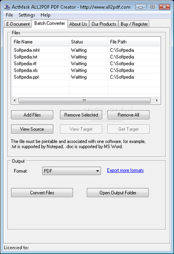 All2PDF Pdf Creator screenshot 2