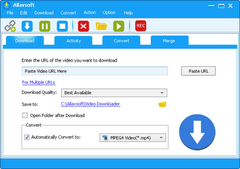 Allavsoft screenshot