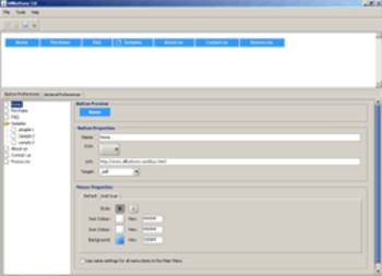 Allbuttons CSS Menu builder screenshot