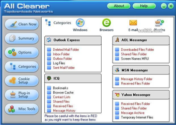 AllCleaner screenshot
