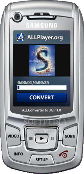 ALLConverter to 3GP Portable screenshot