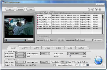Alldj Video Converter screenshot