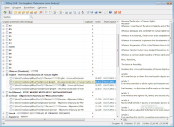 AllDup Duplicate File Finder screenshot 3