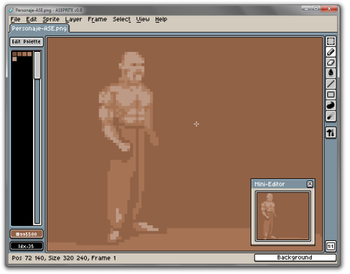 Allegro Sprite Editor screenshot