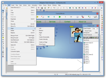 Alligator Flash Designer screenshot 3