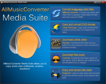 AllMusicConverter Media Suite screenshot 2
