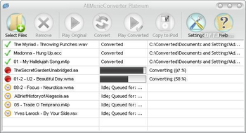 AllMusicConverter screenshot 2