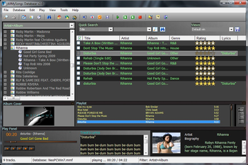 AllMySongs Database screenshot 2