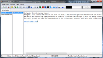 Allnotes screenshot