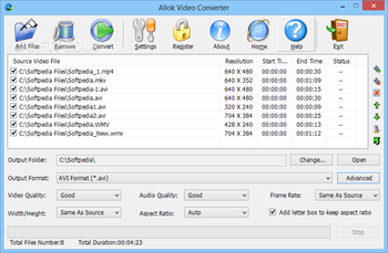 Allok Video Converter screenshot