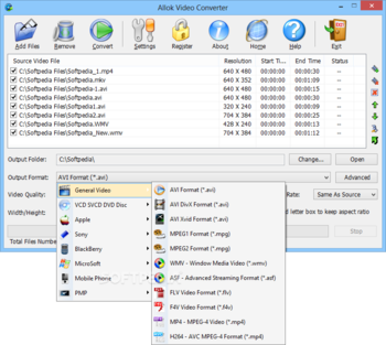 Allok Video Converter screenshot 3