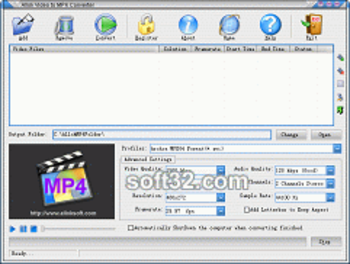 Allok Video to MP4 Converter screenshot 3