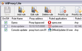 AllProxy Lite screenshot