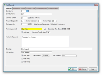 AllRound Invoice screenshot