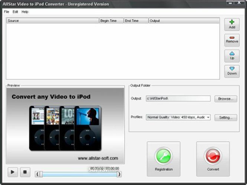 AllStar Video to iPod Converter screenshot 3