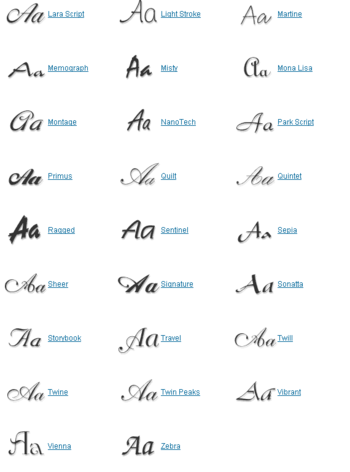 AllType Script, Calligraphy, & Handwriting Fonts screenshot 2