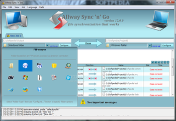 Allway Sync 'n' Go screenshot 2