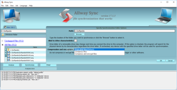 Allway Sync screenshot 2