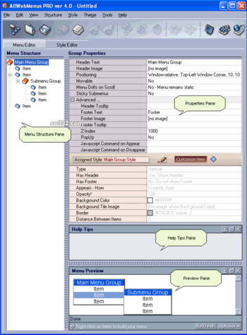 AllWebMenus LITE screenshot 3