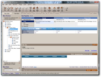 AllWebMenus Pro screenshot