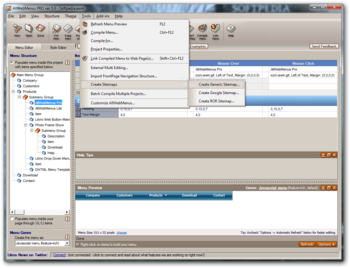 AllWebMenus Pro screenshot 10