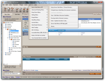 AllWebMenus Pro screenshot 11