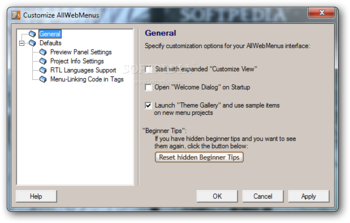 AllWebMenus Pro screenshot 14