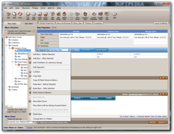 AllWebMenus Pro screenshot 2