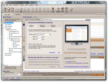 AllWebMenus Pro screenshot 4