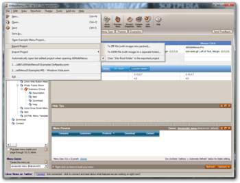 AllWebMenus Pro screenshot 6