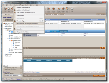 AllWebMenus Pro screenshot 8