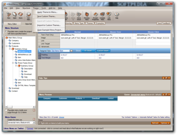 AllWebMenus Pro screenshot 9