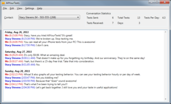 AllYourTexts screenshot