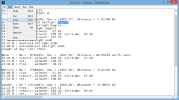 Almanac screenshot 3