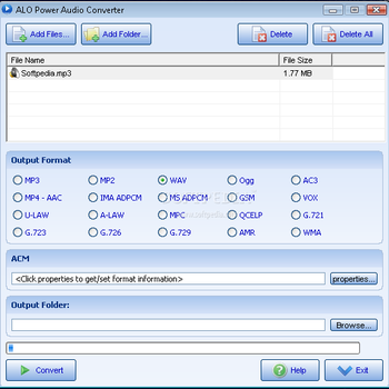 ALO Power Audio Converter screenshot