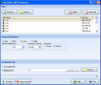 ALO RM to MP3 Converter screenshot 3