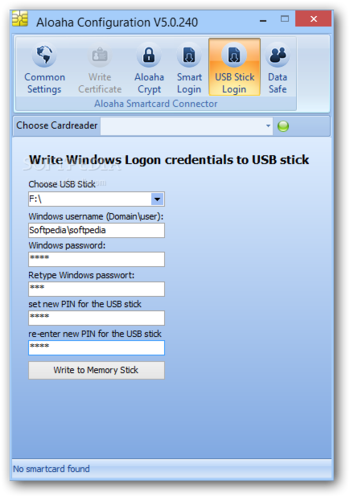 Aloaha Smartcard Connector screenshot 3