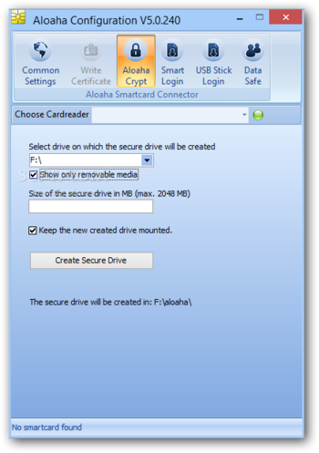 Aloaha Smartcard Connector screenshot 4