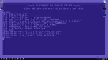 AlomWare 64 screenshot