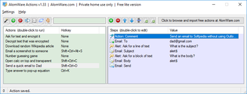 AlomWare Actions screenshot 3