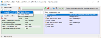 AlomWare Actions screenshot 4