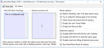 AlomWare Reset screenshot 3