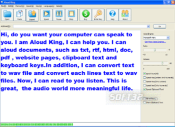Aloud King screenshot