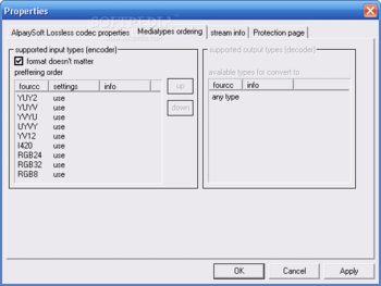 Alparysoft Lossless Video Codec screenshot 2