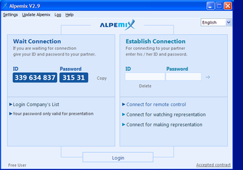 Alpemix screenshot