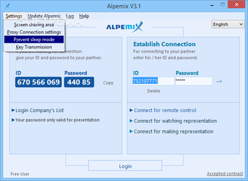 Alpemix screenshot 2