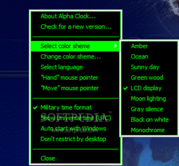 Alpha Clock screenshot 2