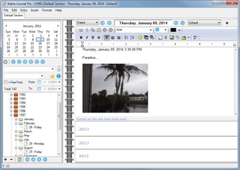 Alpha Journal Pro screenshot