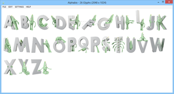 Alphabix Portable screenshot