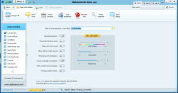 AlphaControls screenshot